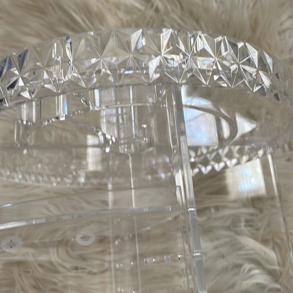 Make up 4 shelf organizer Clear plastic personal care storage swivel lazy Susan - Picture 15 of 17